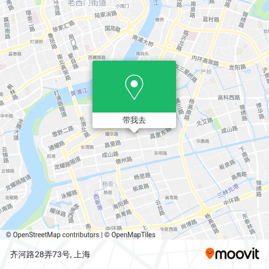 齐河路28弄73号地图