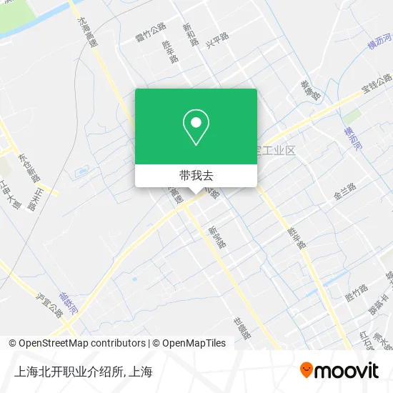 上海北开职业介绍所地图