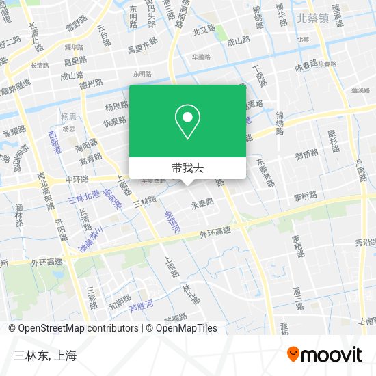 三林东地图