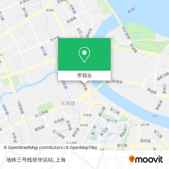 地铁三号线张华浜站地图