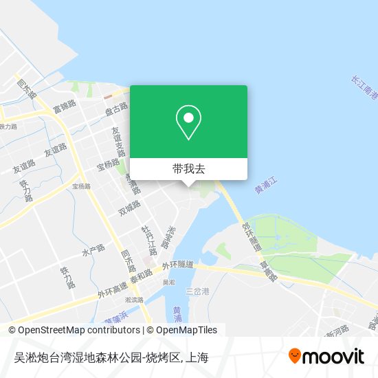 吴淞炮台湾湿地森林公园-烧烤区地图