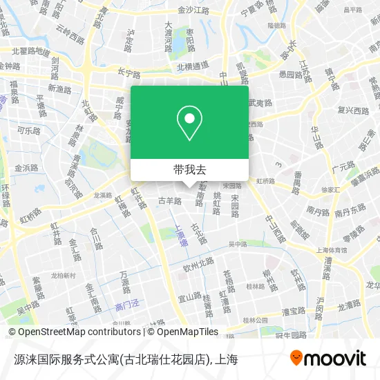 源涞国际服务式公寓(古北瑞仕花园店)地图