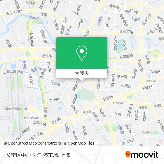 长宁区中心医院-停车场地图