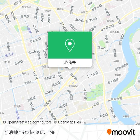沪联地产钦州南路店地图