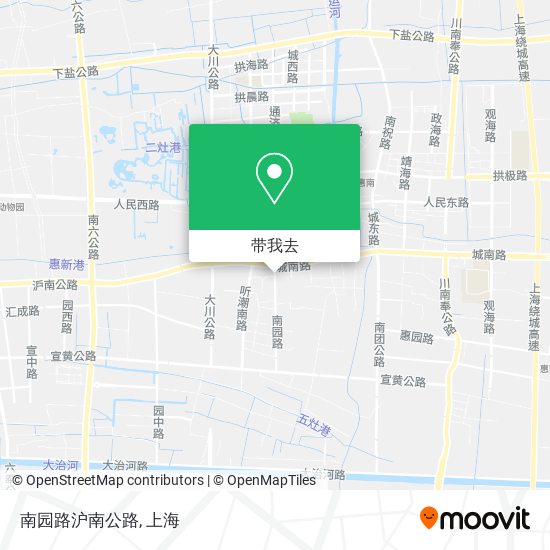 南园路沪南公路地图