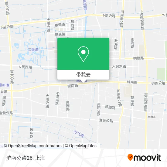 沪南公路26地图
