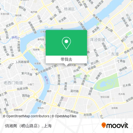 俏湘阁（崂山路店）地图
