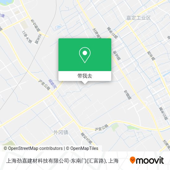 上海劲嘉建材科技有限公司-东南门(汇富路)地图