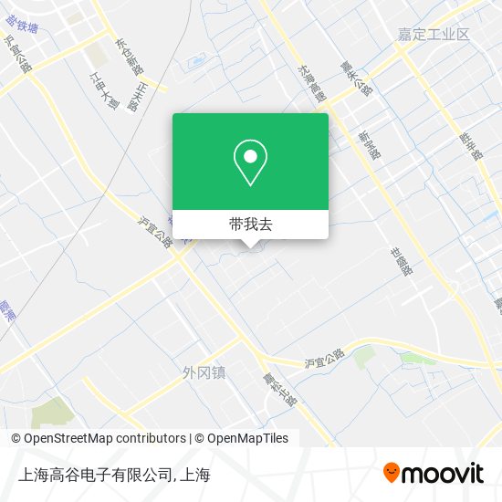 上海高谷电子有限公司地图