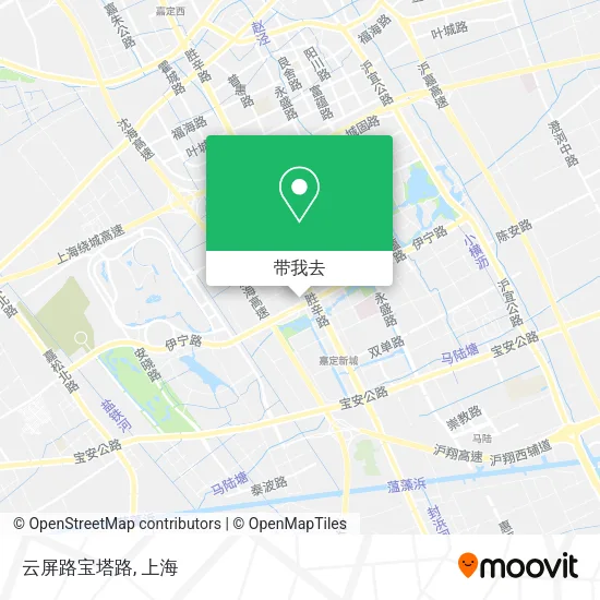 云屏路宝塔路地图