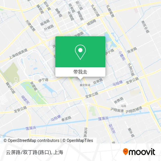 云屏路/双丁路(路口)地图