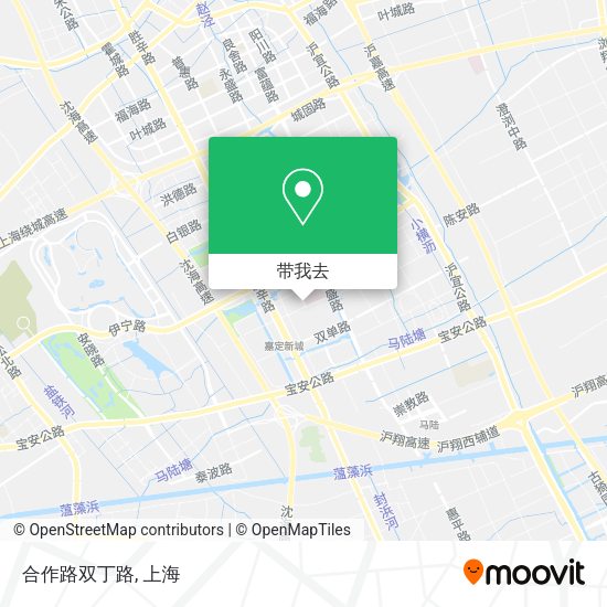 合作路双丁路地图