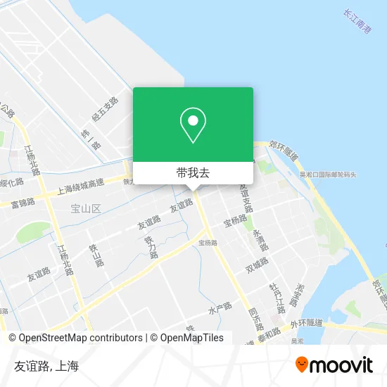 友谊路地图