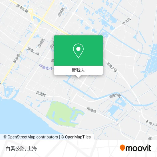 白奚公路地图