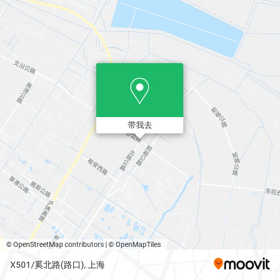 X501/奚北路(路口)地图