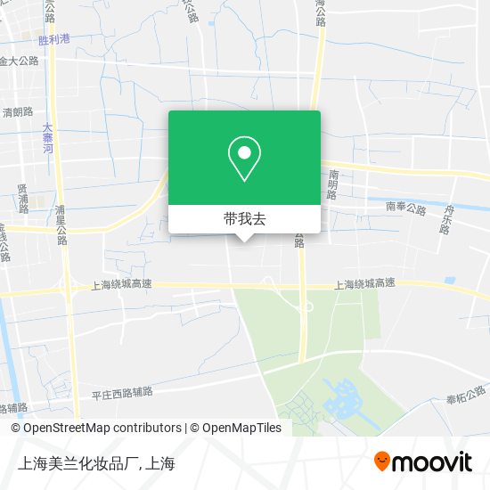 上海美兰化妆品厂地图