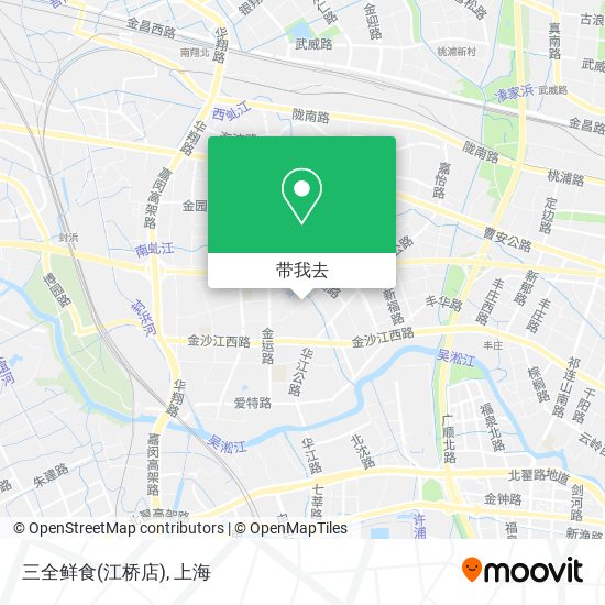 三全鲜食(江桥店)地图