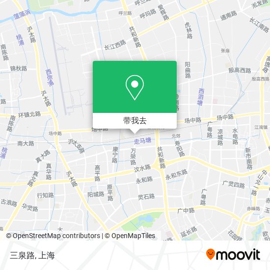 三泉路地图