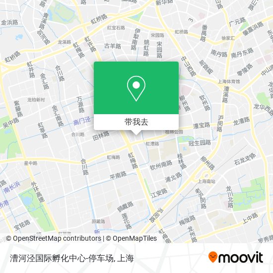 漕河泾国际孵化中心-停车场地图