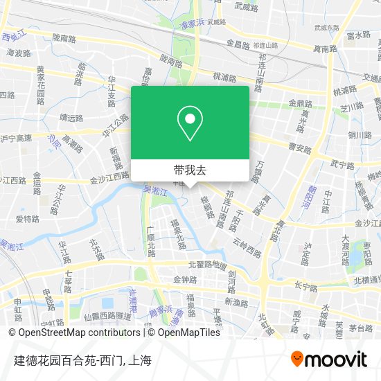 建德花园百合苑-西门地图