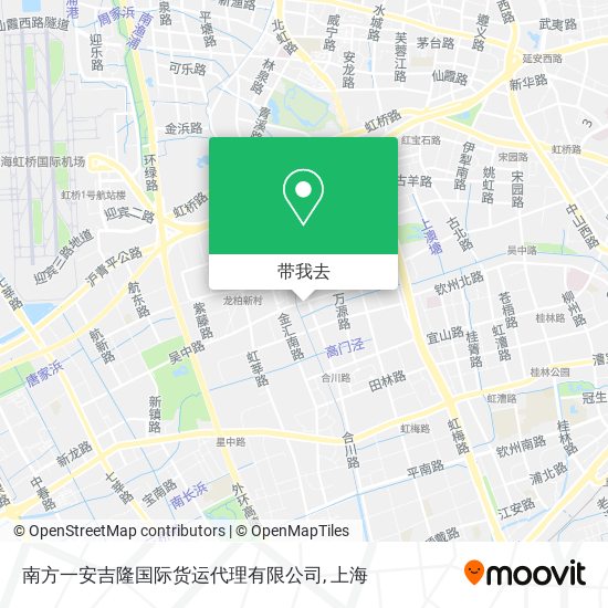 南方一安吉隆国际货运代理有限公司地图
