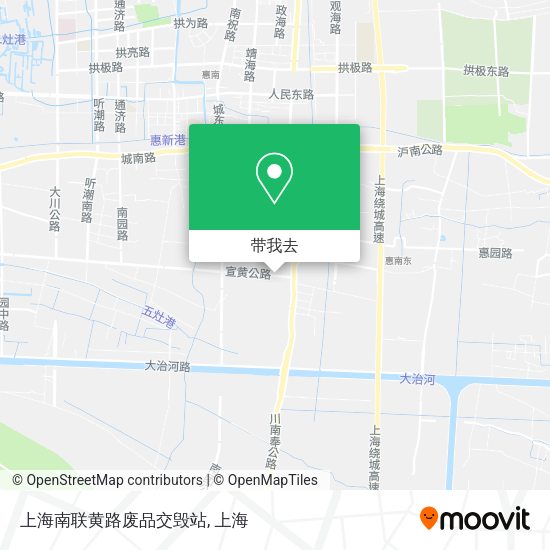 上海南联黄路废品交毁站地图