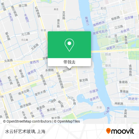 水云轩艺术玻璃地图