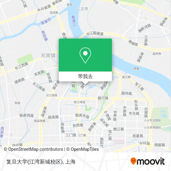 复旦大学(江湾新城校区)地图