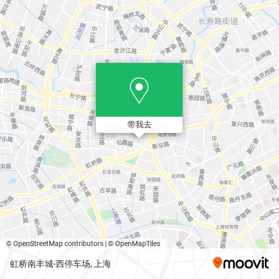 虹桥南丰城-西停车场地图