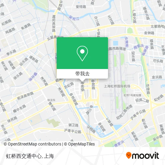 虹桥西交通中心地图