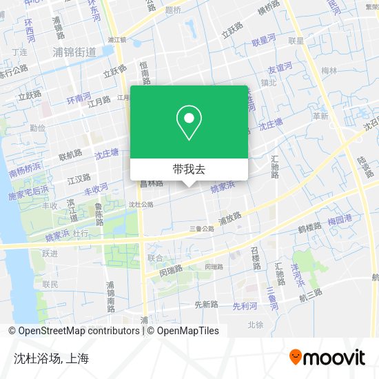 沈杜浴场地图