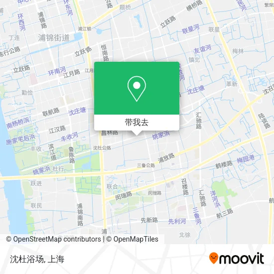 沈杜浴场地图