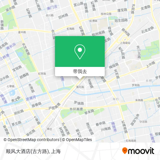 顺风大酒店(古方路)地图