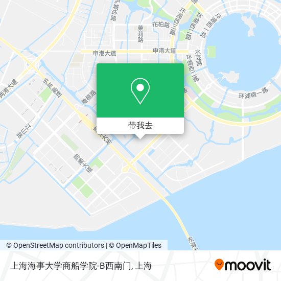 上海海事大学商船学院-B西南门地图
