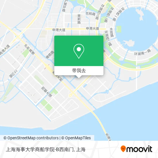 上海海事大学商船学院-B西南门地图