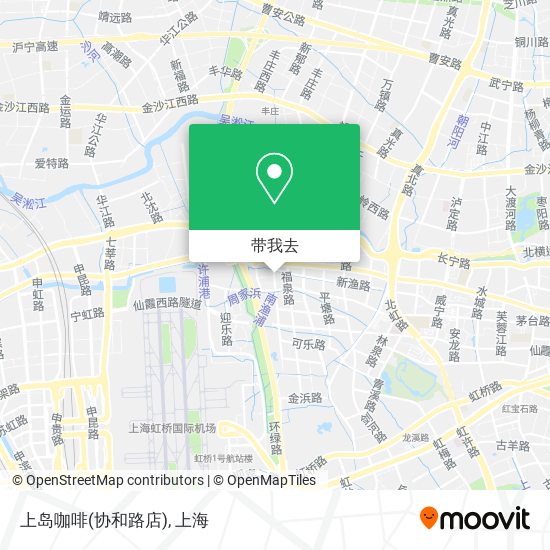 上岛咖啡(协和路店)地图