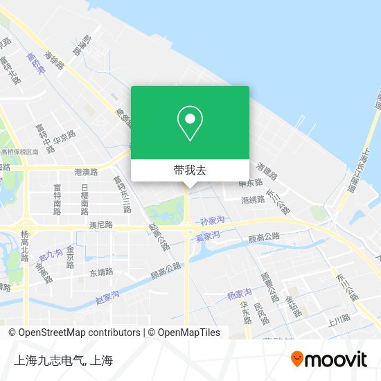 上海九志电气地图