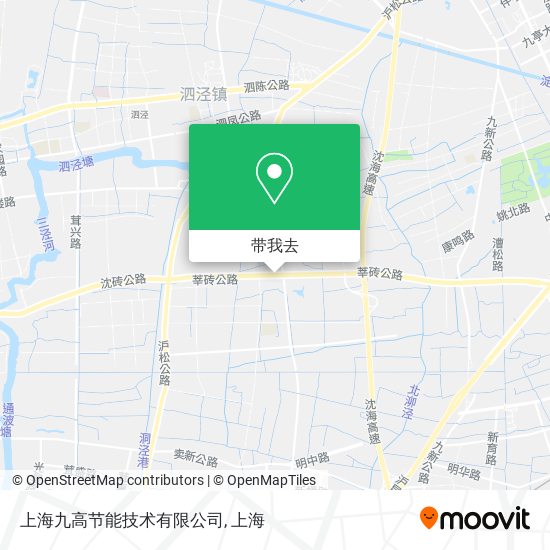 上海九高节能技术有限公司地图