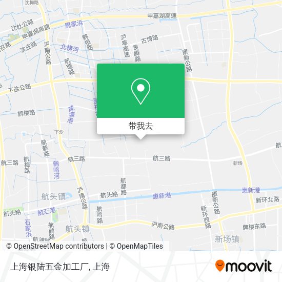 上海银陆五金加工厂地图