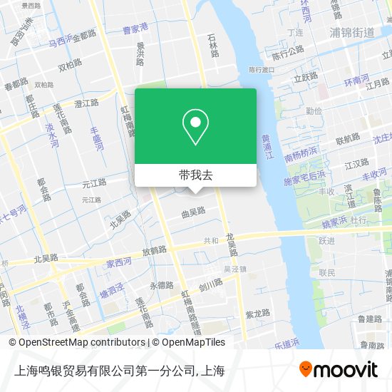 上海鸣银贸易有限公司第一分公司地图