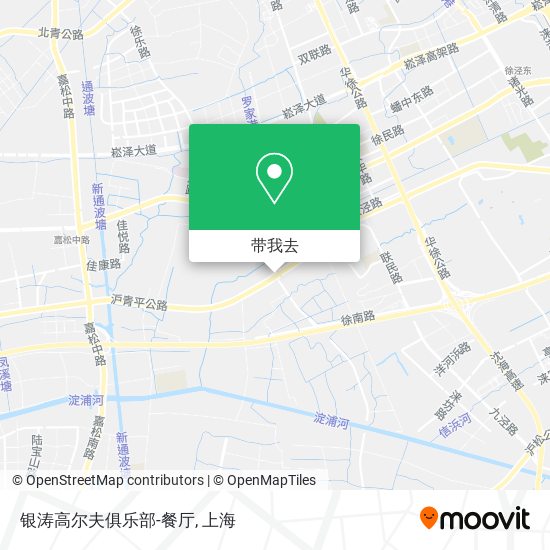 银涛高尔夫俱乐部-餐厅地图