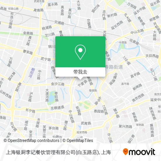 上海银厨李记餐饮管理有限公司(白玉路店)地图