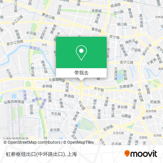 虹桥枢纽出口(中环路出口)地图