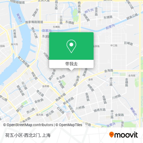 荷五小区-西北2门地图