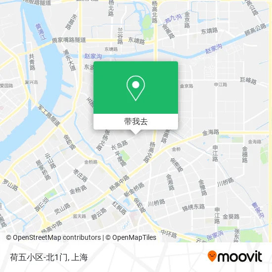 荷五小区-北1门地图