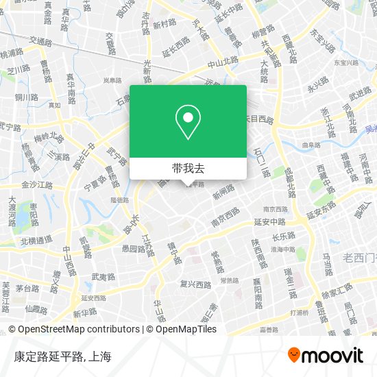 康定路延平路地图