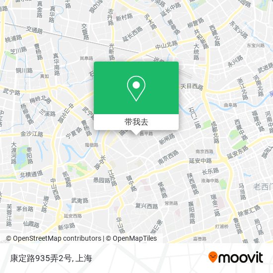 康定路935弄2号地图