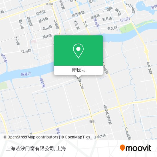 上海若汐门窗有限公司地图