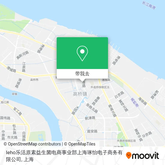 leho乐活原素益生菌电商事业部上海琢怡电子商务有限公司地图