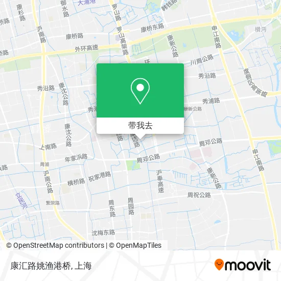 康汇路姚渔港桥地图